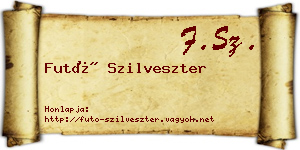 Futó Szilveszter névjegykártya